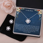Mom you are my Rock - Love Knot Necklace