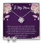 To My Mom - My Rock Love Knot Necklace