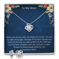 Mom you are my Rock - Love Knot Necklace
