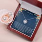 Mom you are my Rock - Love Knot Necklace