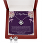 To My Mom - My Rock Love Knot Necklace