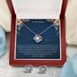 Mom you are my Rock - Love Knot Necklace