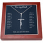 To my Dad - Cross