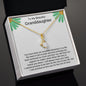 To My Beautiful Granddaughter - Alluring Beauty necklace