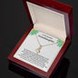 To My Beautiful Granddaughter - Alluring Beauty necklace