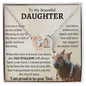 To My Beautiful Daughter - Interlock Hearts