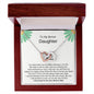 To My Bonus Daughter - Interlocking Hearts