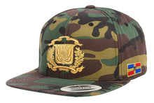 Dominican SnapBack Hat Gold Coat of Arms and Flag - greatsalesontheweb