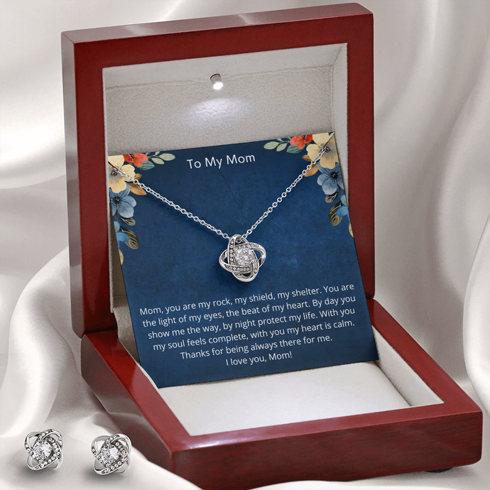 Mom you are my rock, Necklace for mothers day